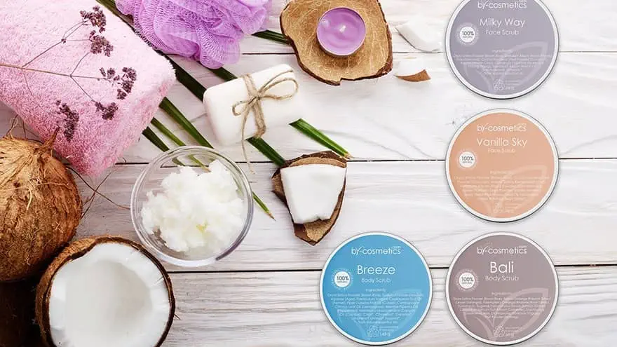 scrub cosmetics natural organic